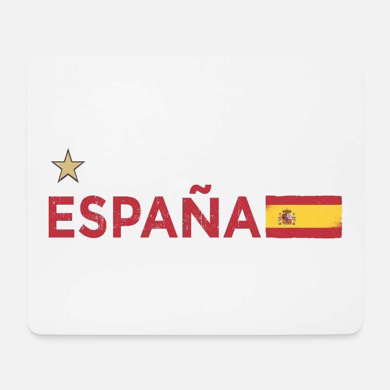 Spanien Fußball Trikot Spanische Flagge - Mousepad (Querformat) - Weiß
