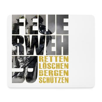 Feuerwehr - ReLoeBeSue - Mousepad (Querformat) - Weiß - Vorne
