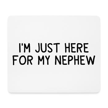 Humor Onkel Tante Neffe Geschenk Familie Lustig - Mousepad (Querformat) - Weiß - Vorne
