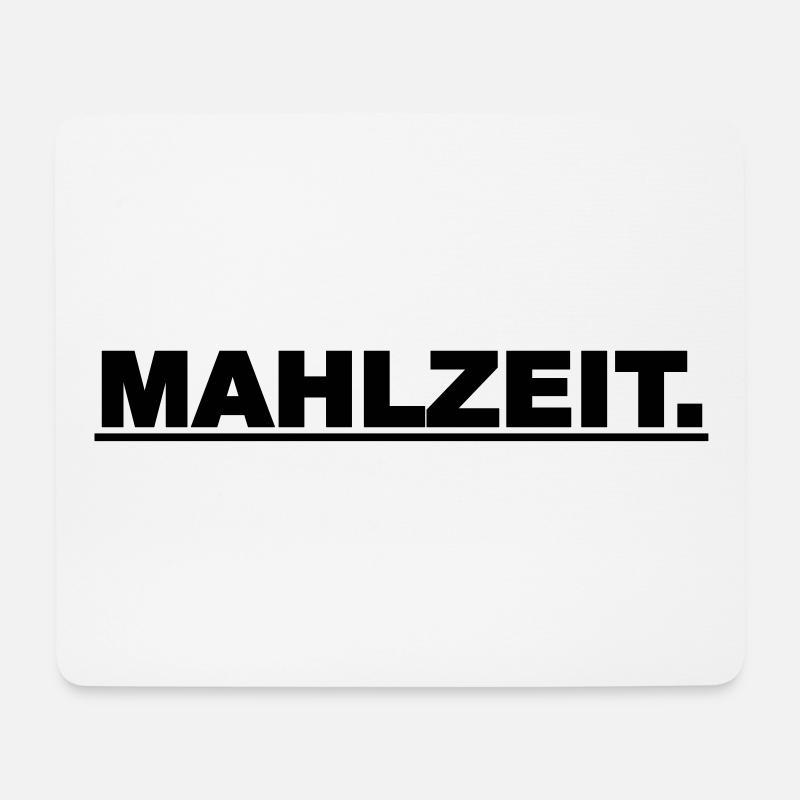 Mahlzeit - Mousepad (Querformat) - Weiß