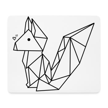 Fuchs - Mousepad (Querformat) - Weiß - Vorne