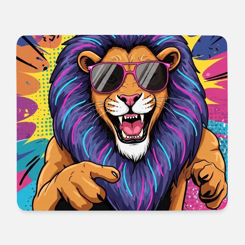 Frankensteen: The Chill King - Pop Art - Mousepad (Querformat) - Weiß