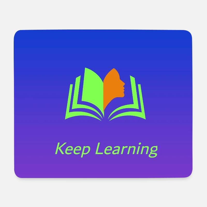 T-shirt Knowledge is Power" - Mouse Pad (horizontal) - white