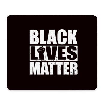 Maske Mundschutz Black lives matter BLM Protest - Mousepad (Querformat) - Weiß - Vorne