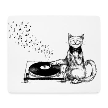 Music Master - Mousepad (Querformat) - Weiß - Vorne