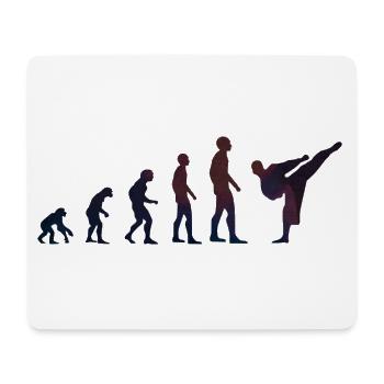 Evolution des arts martiaux Karaté Judo Shirt - Tapis de souris (format paysage) - blanc - Devant