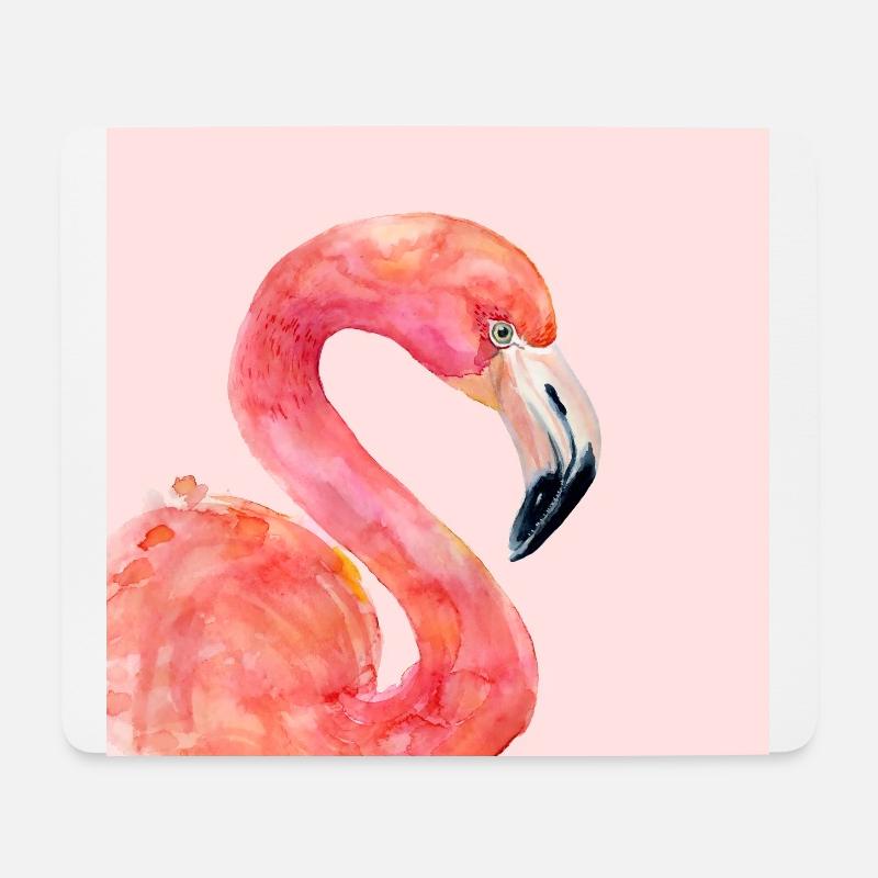 flamingo - Mouse Pad (horizontal) - white