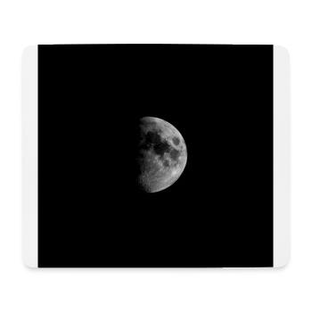Moon three quarters - Mouse Pad (horizontal) - white - Front