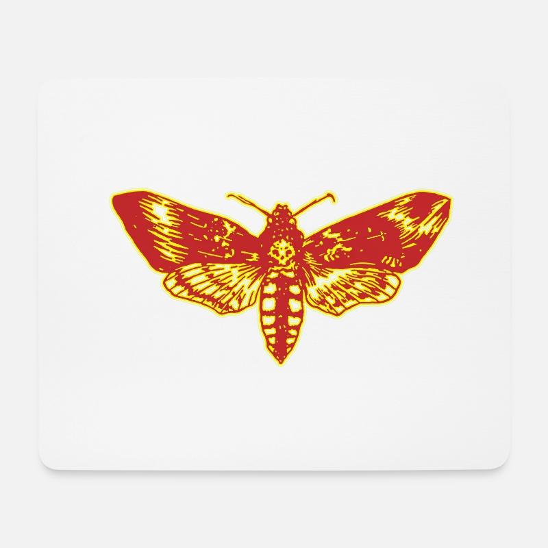 Moth T-Shirt - Mouse Pad (horizontal) - white