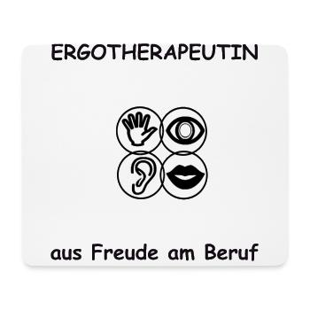 Occupational therapist, for the joy of her job - Therapist - Mouse Pad (horizontal) - white - Front