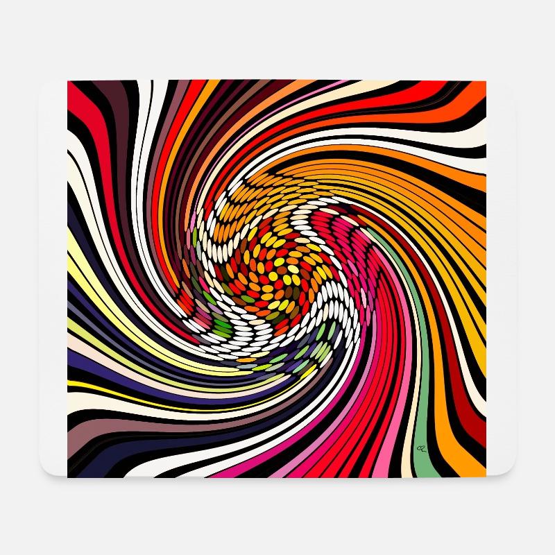 Kunstdesign - Mousepad (Querformat) - Weiß