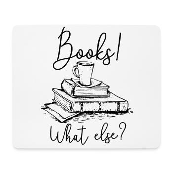 0102 livres ! Lire | Les amoureux du livre | Lecteurs - Tapis de souris (format paysage) - blanc - Devant