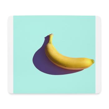 Abstract banana minimalism watercolor - Mouse Pad (horizontal) - white - Front