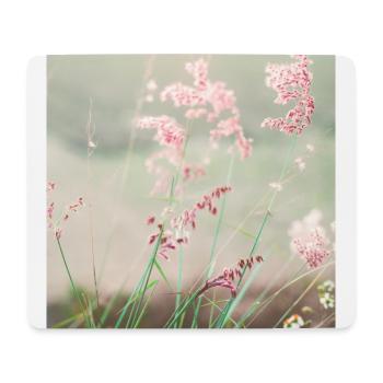 Nature d'aquarelle Prairie d'été - Tapis de souris (format paysage) - blanc - Devant