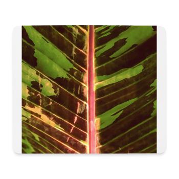 Bananas leaf watercolor - Mouse Pad (horizontal) - white - Front