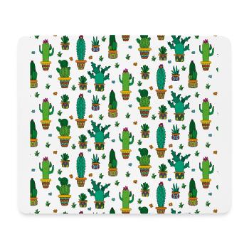 Cactus cacti desert deserts plant pattern - Mouse Pad (horizontal) - white - Front
