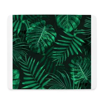 Tropischer Farn Topen Regenwald Blätter - Mousepad (Querformat) - Weiß - Vorne