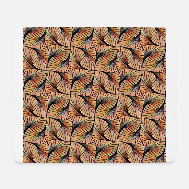 Joli motif - Tapis de souris (format paysage) - blanc