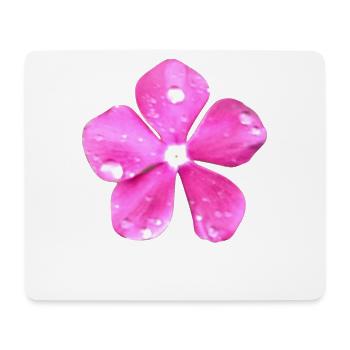 Blume Hippie - Mousepad (Querformat) - Weiß - Vorne