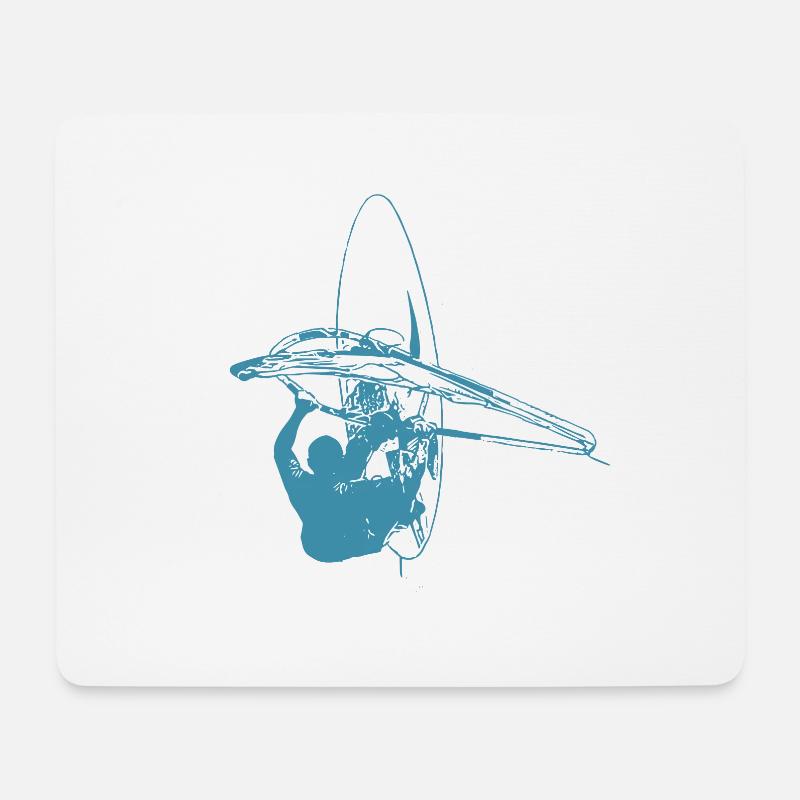 windsurfing - Mouse Pad (horizontal) - white