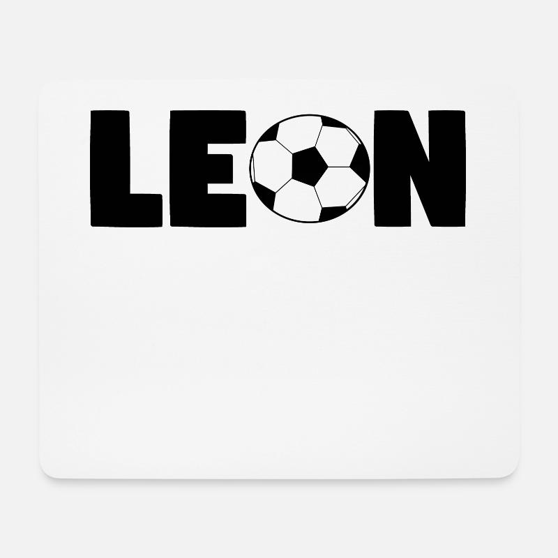Leon Name Junge Geschenk - Mousepad (Querformat) - Weiß