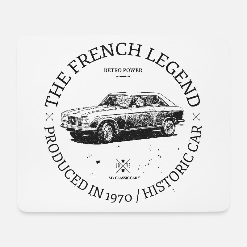 304 schneiden - Mousepad (Querformat) - Weiß