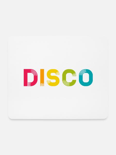 DISCO - Mousepad (Querformat) - Weiß