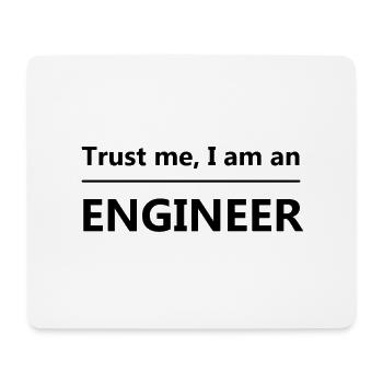 Ingenieur - Mousepad (Querformat) - Weiß - Vorne