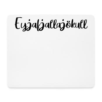 Eyjafjallajökull - Mousepad (Querformat) - Weiß - Vorne