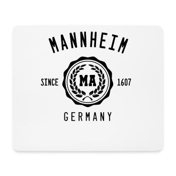 Mannheim - Mousepad (Querformat) - Weiß - Vorne