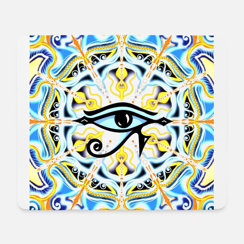 Auge des Horus Schutzsymbol Ägypten Schutz Symbol - Mousepad (Querformat) - Weiß