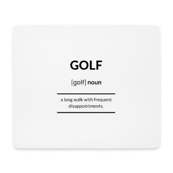 Golf (Sport) 2k20 Edition - Mousepad (Querformat) - Weiß - Vorne