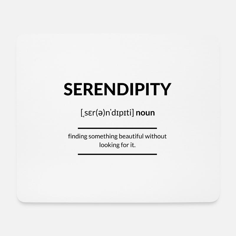 Serendipity (découverte) 2k20 Edition - Tapis de souris (format paysage) - blanc