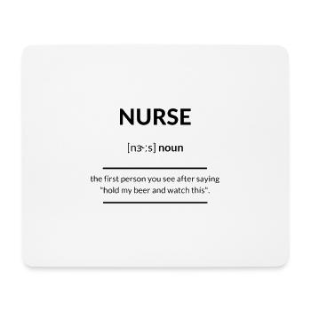 Nurse (Nurse) 2k20 Edition - Mouse Pad (horizontal) - white - Front