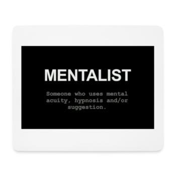 MENTALIST T-Shirt, Hoodies, Mugs, Phone Cases, etc - Tapis de souris (format paysage) - blanc - Devant