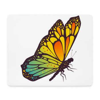 butterfly - Mouse Pad (horizontal) - white - Front
