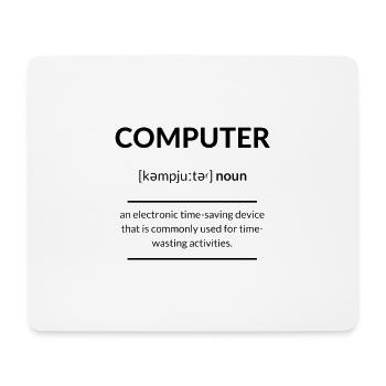 Computer 2k20 Edition - Mousepad (Querformat) - Weiß - Vorne
