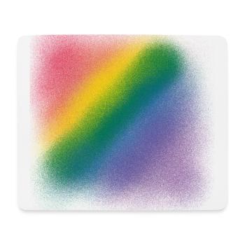 arc en ciel - Tapis de souris (format paysage) - blanc - Devant