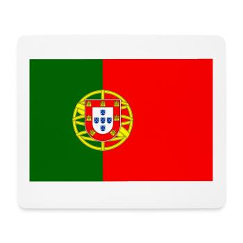 Portuguese Flag from Portugal - Mouse Pad (horizontal) - white - Front