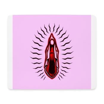 Santa Vulva Color - Tapis de souris (format paysage) - blanc - Devant