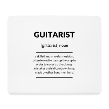 Guitarist (Gitarrist) 2k20 Edition - Mousepad (Querformat) - Weiß - Vorne