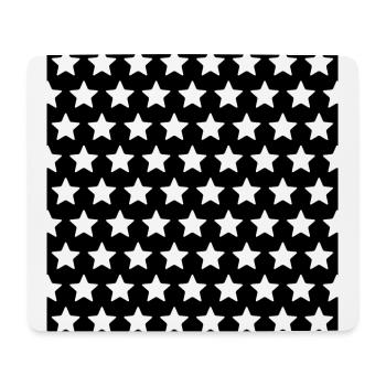 White Stars - Mouse Pad (horizontal) - white - Front