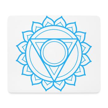 Vishuddha - Mousepad (Querformat) - Weiß - Vorne