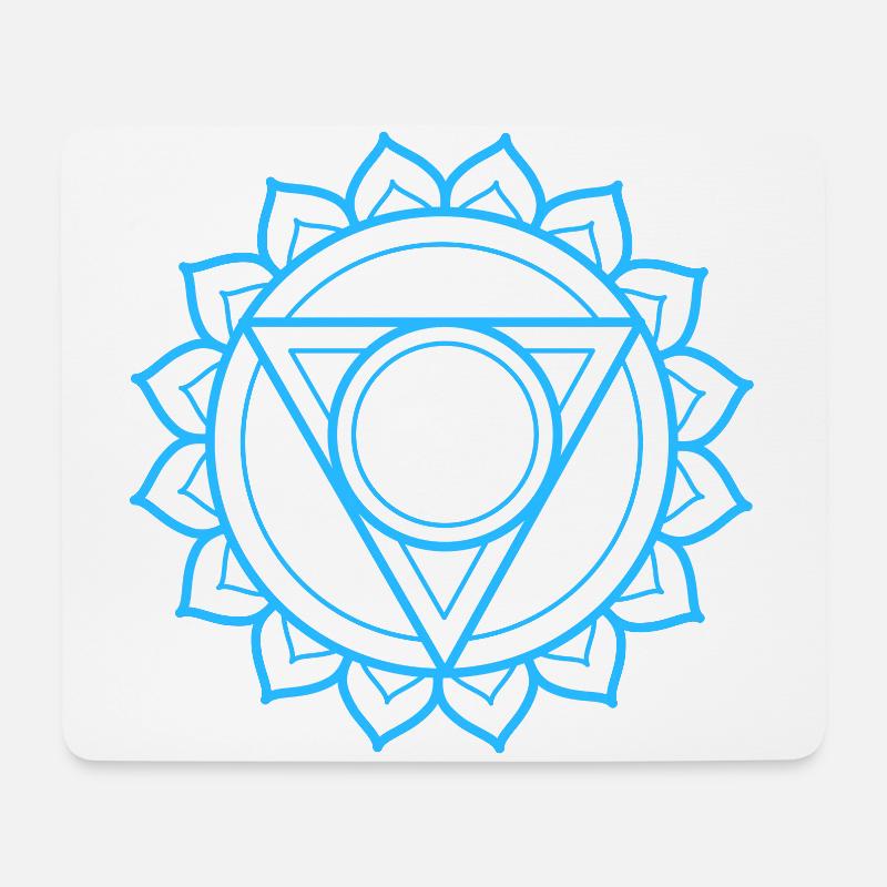 Vishuddha - Mousepad (Querformat) - Weiß