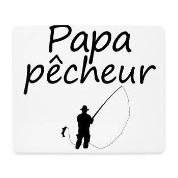 Stolzer Vater Sünder Angeln T-Shirt Geschenke - Mousepad (Querformat) - Weiß - Vorne