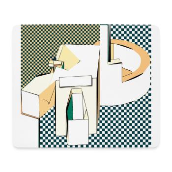 Architecture 001 - Tapis de souris (format paysage) - blanc - Devant