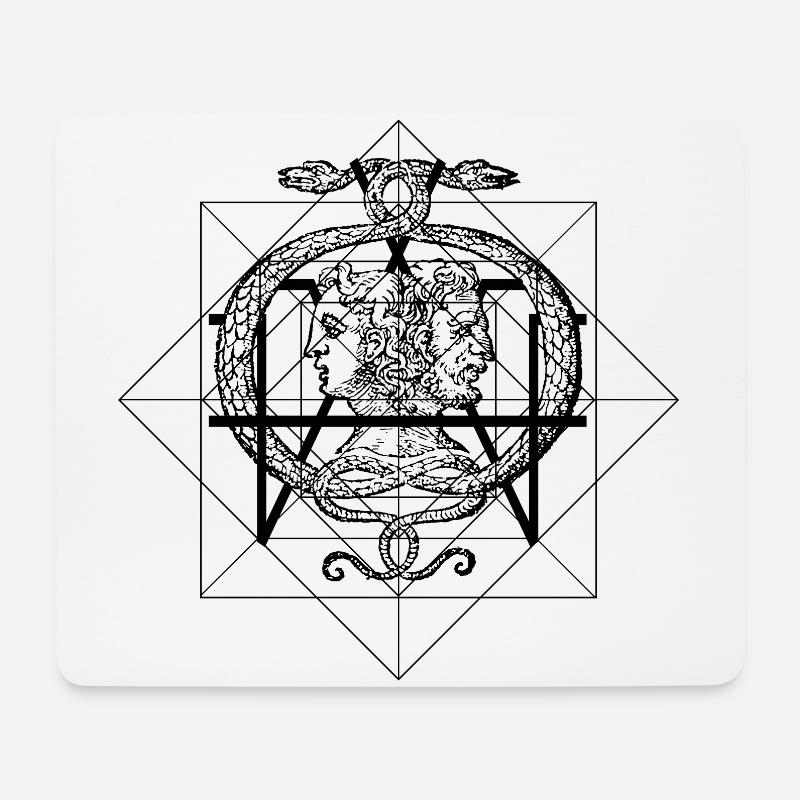 Hermetica Moderna - The Sight of Janus - Mousepad (Querformat) - Weiß