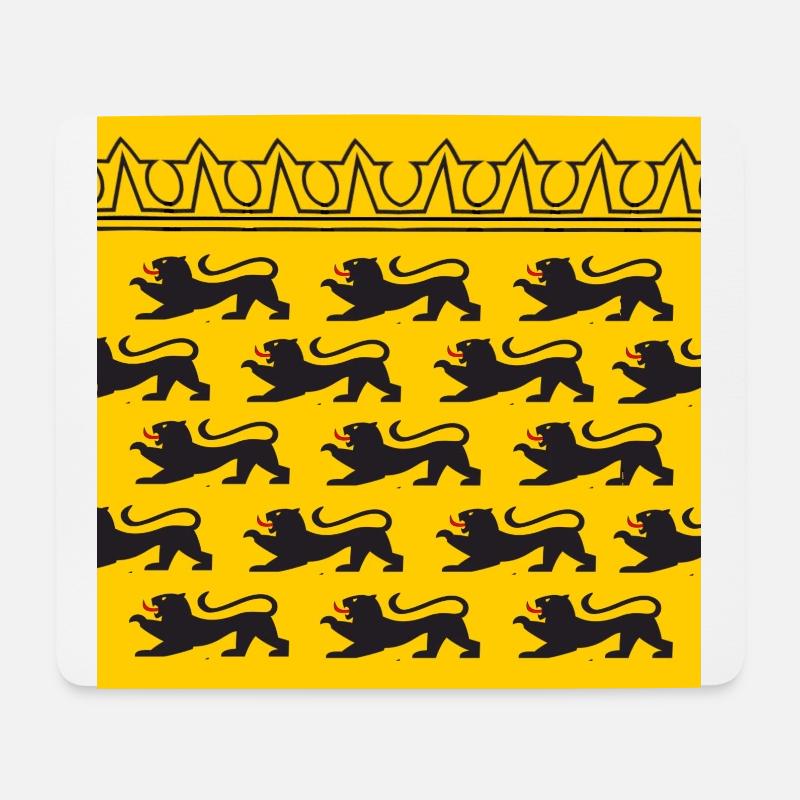 Baden-Württemberg Maske - Mousepad (Querformat) - Weiß