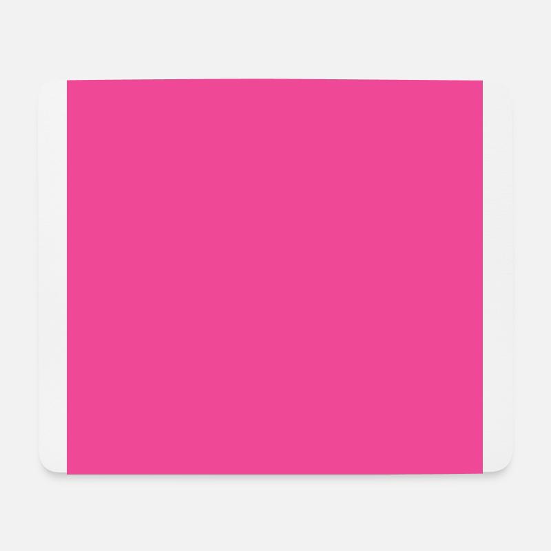 Rosa, personalisierbar, pink, farbige, Hintergrund - Mousepad (Querformat) - Weiß