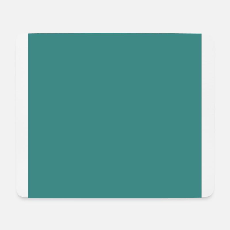 Blau Grün Türkis personalisierbar Hintergrund Text - Mousepad (Querformat) - Weiß